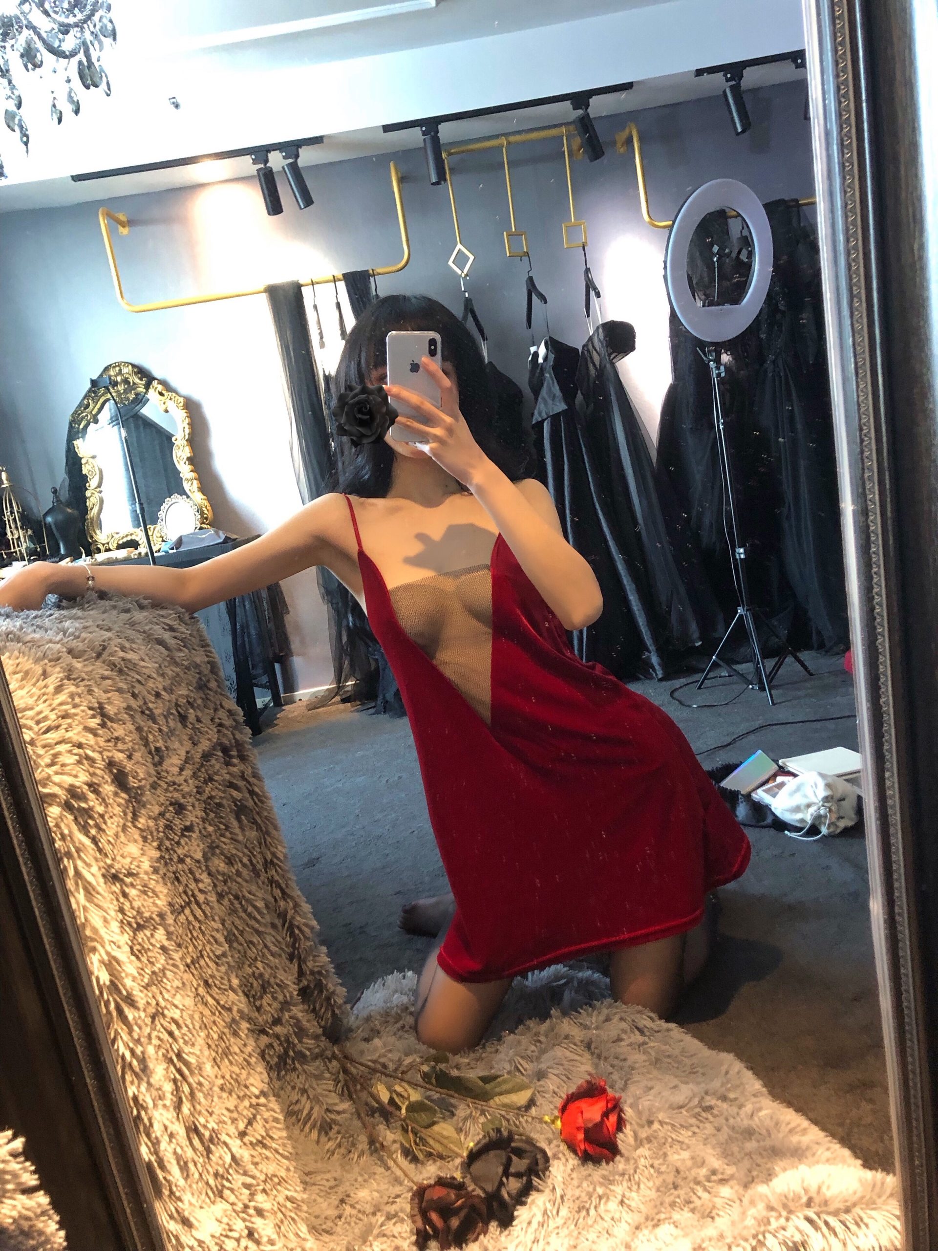 图片[13]-阿包也是兔娘  红丝绒睡衣-慕色阁